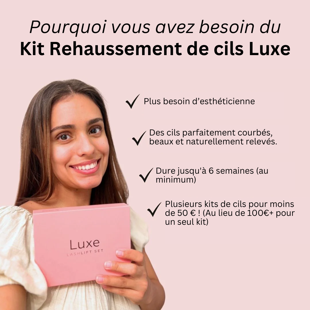 Kit Rehaussement de cils Luxe (1 Acheté, 1 OFFERT)