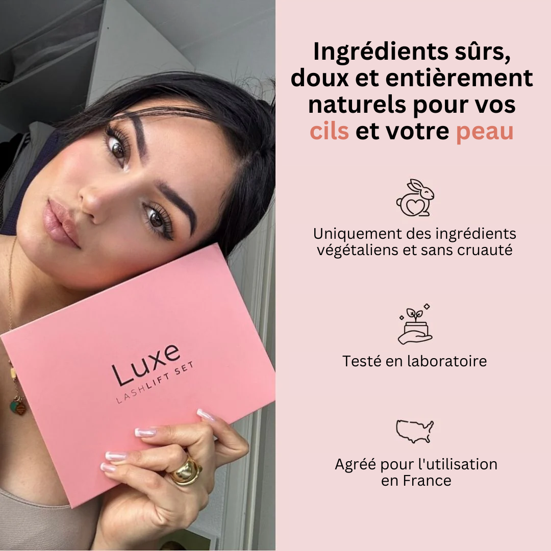 Kit Rehaussement de cils Luxe (1 Acheté, 1 OFFERT)