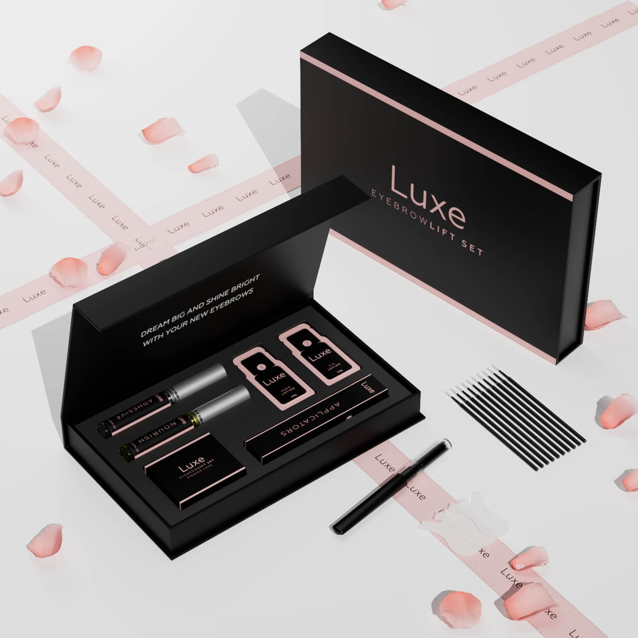 Luxe Eyebrowlift Set, Eyebrowlift Set, Luxe Cosmetics, Eyebrow Lamination